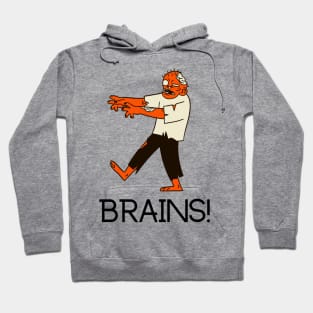 Zombie Seeking Brains Apparel Hoodie